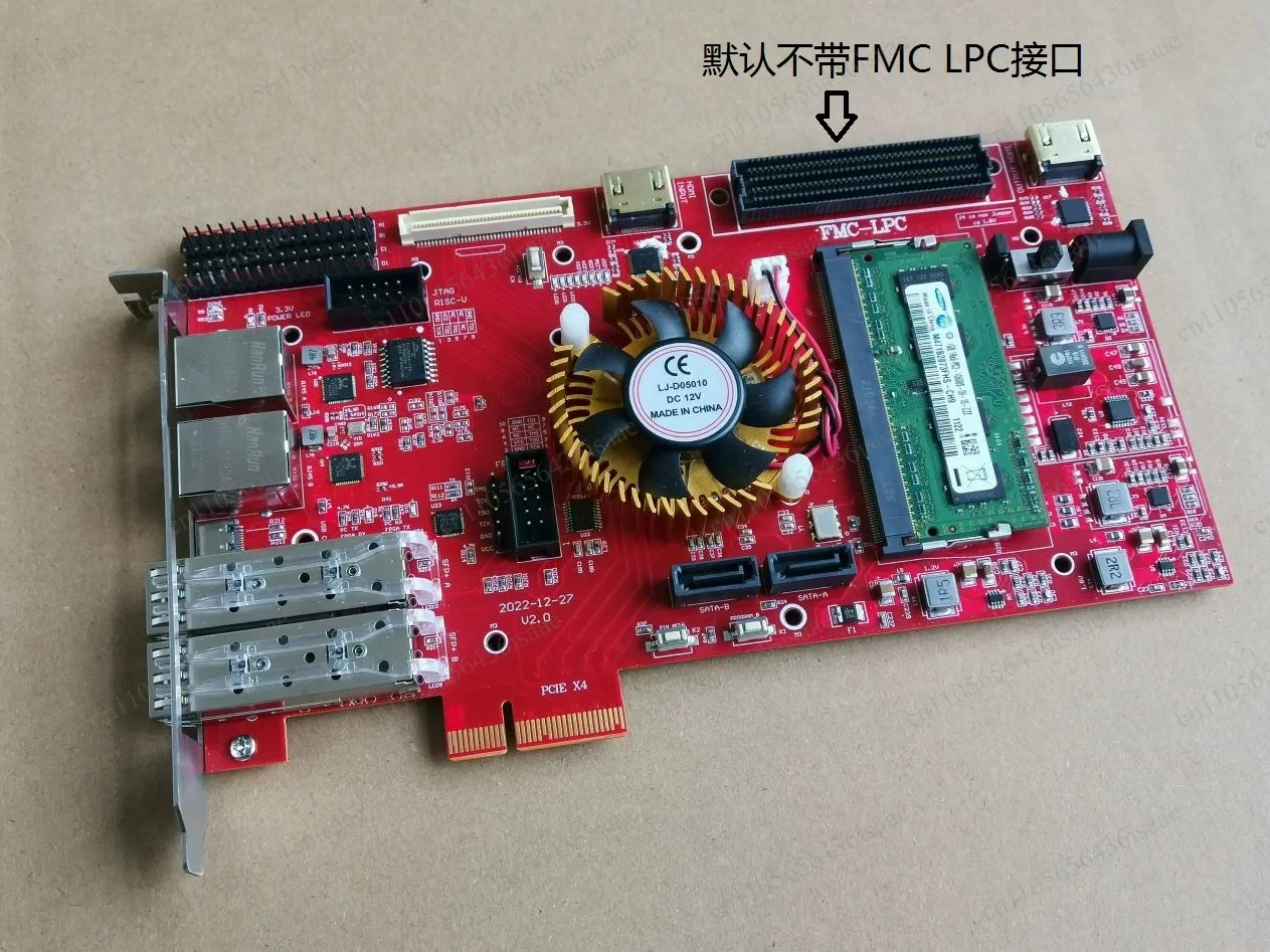 Xilinx fpga development board Kintex7 XC7K325T pcie development board 10G fiber FMC LPC