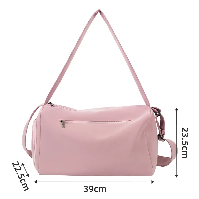 سعة كبيرة بلون حقيبة سفر الملابس التعبئة والتغليف المنظم النساء الرجال الرياضة في الهواء الطلق مقاوم للماء حقيبة يد إكسسوارات الأمتعة