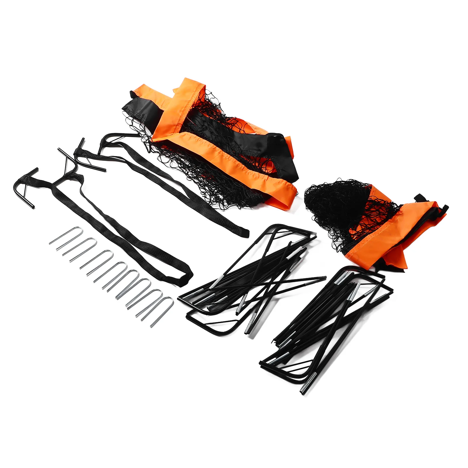 هدف كرة القدم المحمول للبالغين والأطفال، مقاوم للطقس، ارتفاع قابل للتعديل، مستطيل من الألياف الزجاجية، قماش أكسفورد للخارجية #2