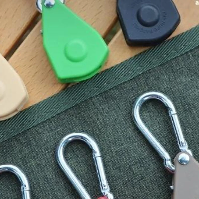 Adjustable Tent Rope Hanger Heavy Duty Ratchet Tie Down Strap With Reinforced Metal Gear For Camping Ratcheting Pulley System