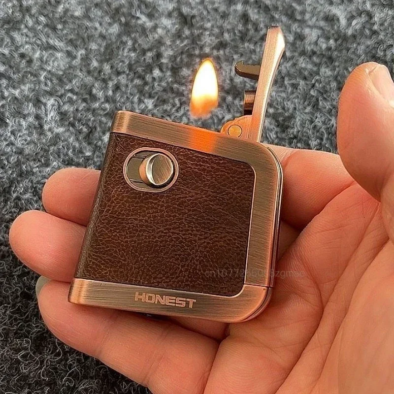 New HONEST Kerosene Lighter  Male Windproof Creative Personality, High-end Vintage Lighter, Kerosene As A Gift To Boyfriend