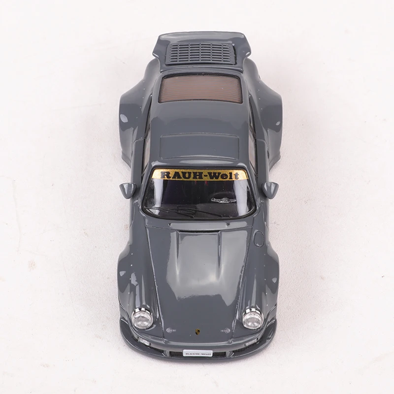 1/64 Model samochód symulacyjny do odlewania odlew stopu Porsche 993 RWB oryginalna dekoracja z wysokiej klasy kolekcji prezent