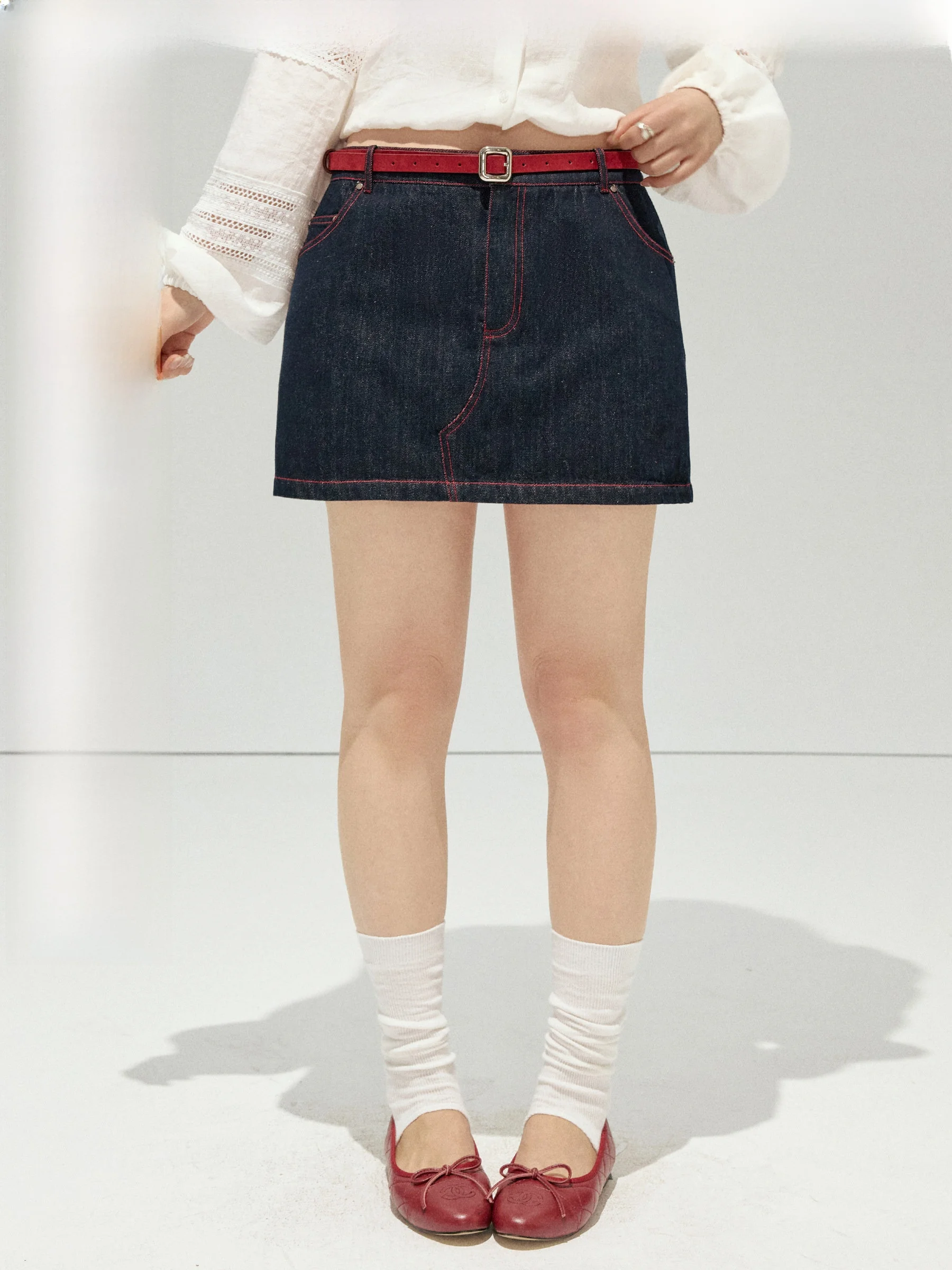 

Джинсовая юбка Jiulu Studio в стиле ретро, облегающая, с высокой талией, больших размеров, с эффектом удлинения ног для пышных форм