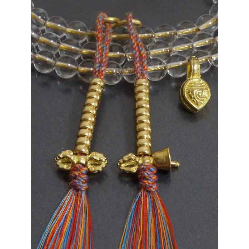 solid-brass-sliding-bead-counter-side-hanging-tibetan-mala-ornament-for-star-moon-bodhi-with-vajra-bell-and-scepter-prayer-tool