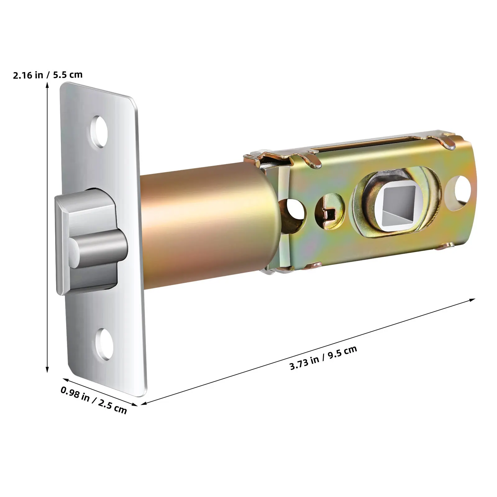 Adjustable Door Latch Hardware Universal Lock Replacement Part Deadbolt Latch Interior Front Door Handles Door Catches Hardware
