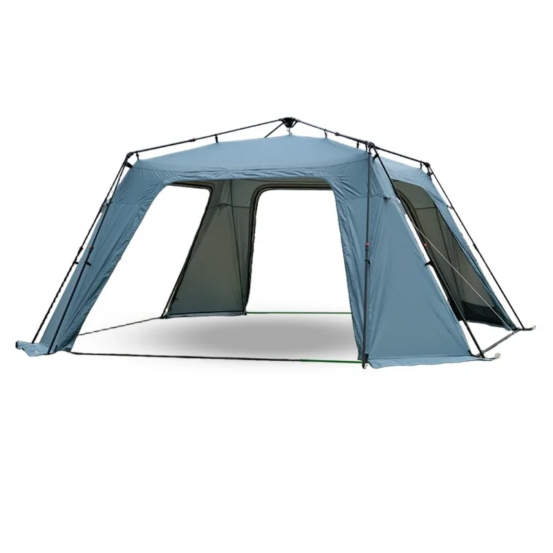 

Dome canopy ball tent with door curtain large space canopy outdoor silver coating sun protection