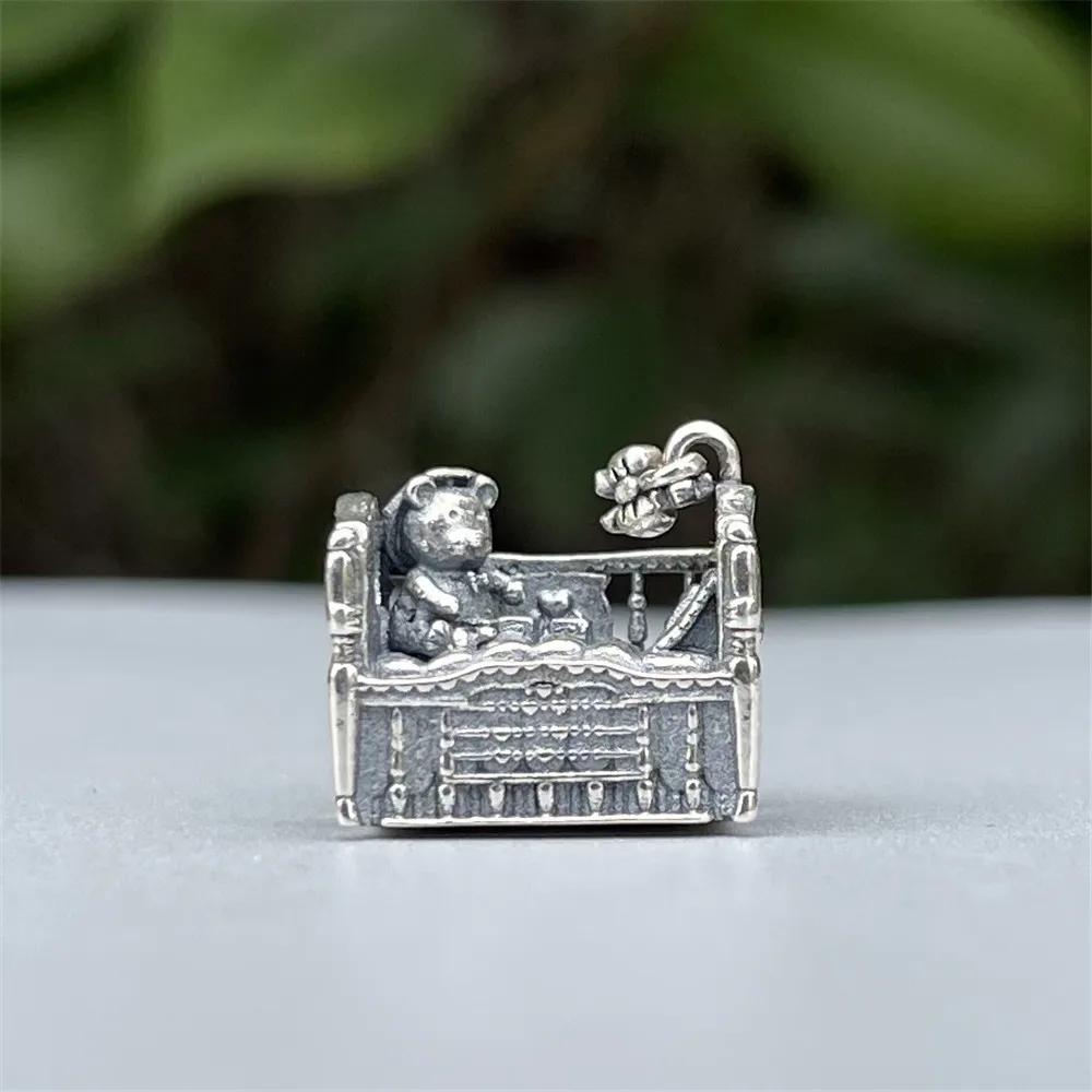 Mistletoe Jewelry 925 Sterling Silver crib Charm Bead Jewelry