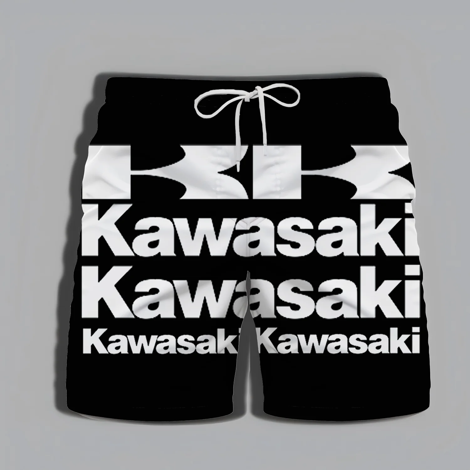 Kawasaki Motorcycle Men's Clothing Summer Beach Adventure Male Shorts Gym Printing Swim Extreme Sports Bathing Suit Man Swimsuit