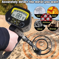 NEW-MD-4060 High Sensitivity Metal Detector Professional Underground Gold Detectors Pinpointer Detecting Jewelry Treasure Hunter
