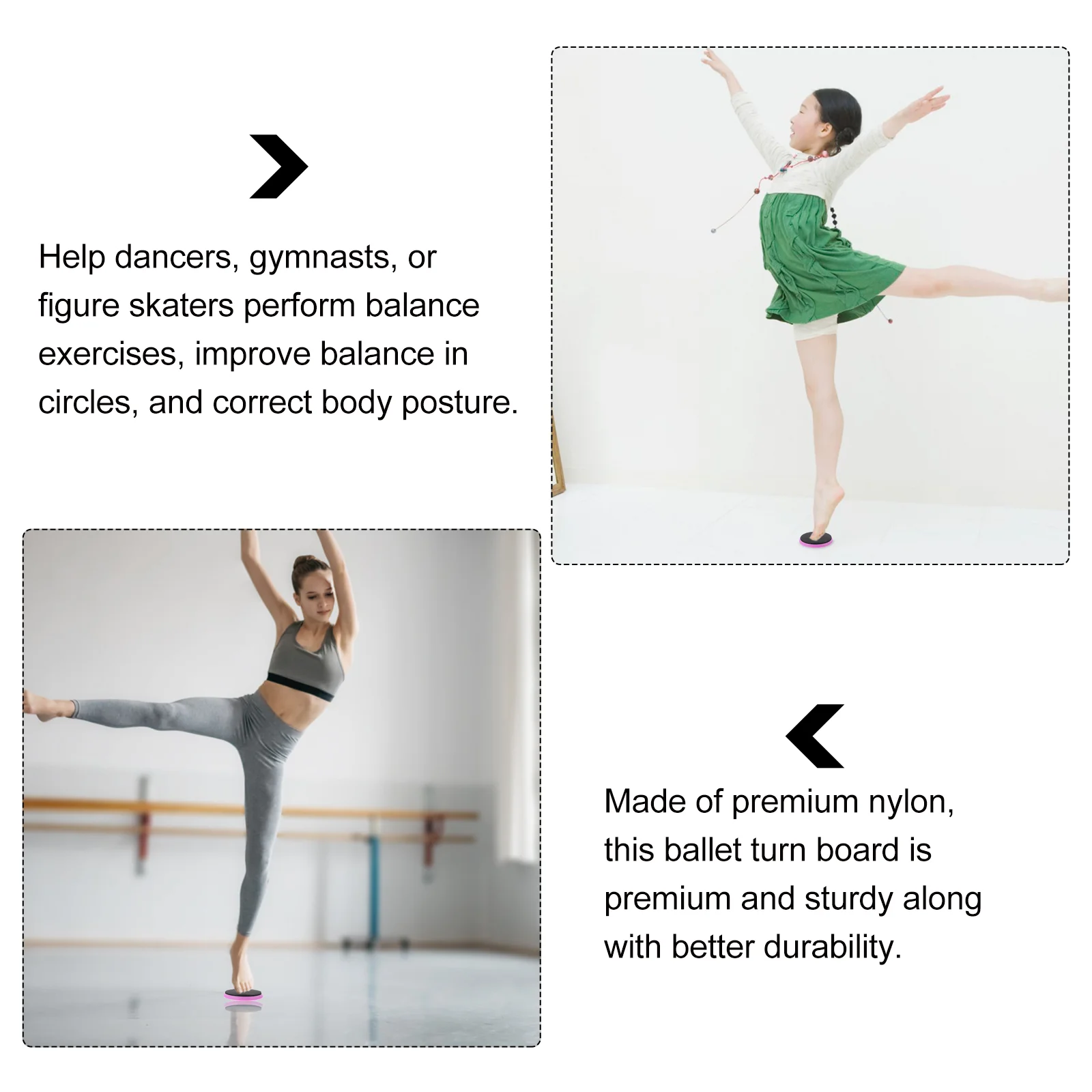 Ballet Board Pointes Accessories Artistic Skating Girl Gymnastics Turning for Dancing Balance Boards Dancers