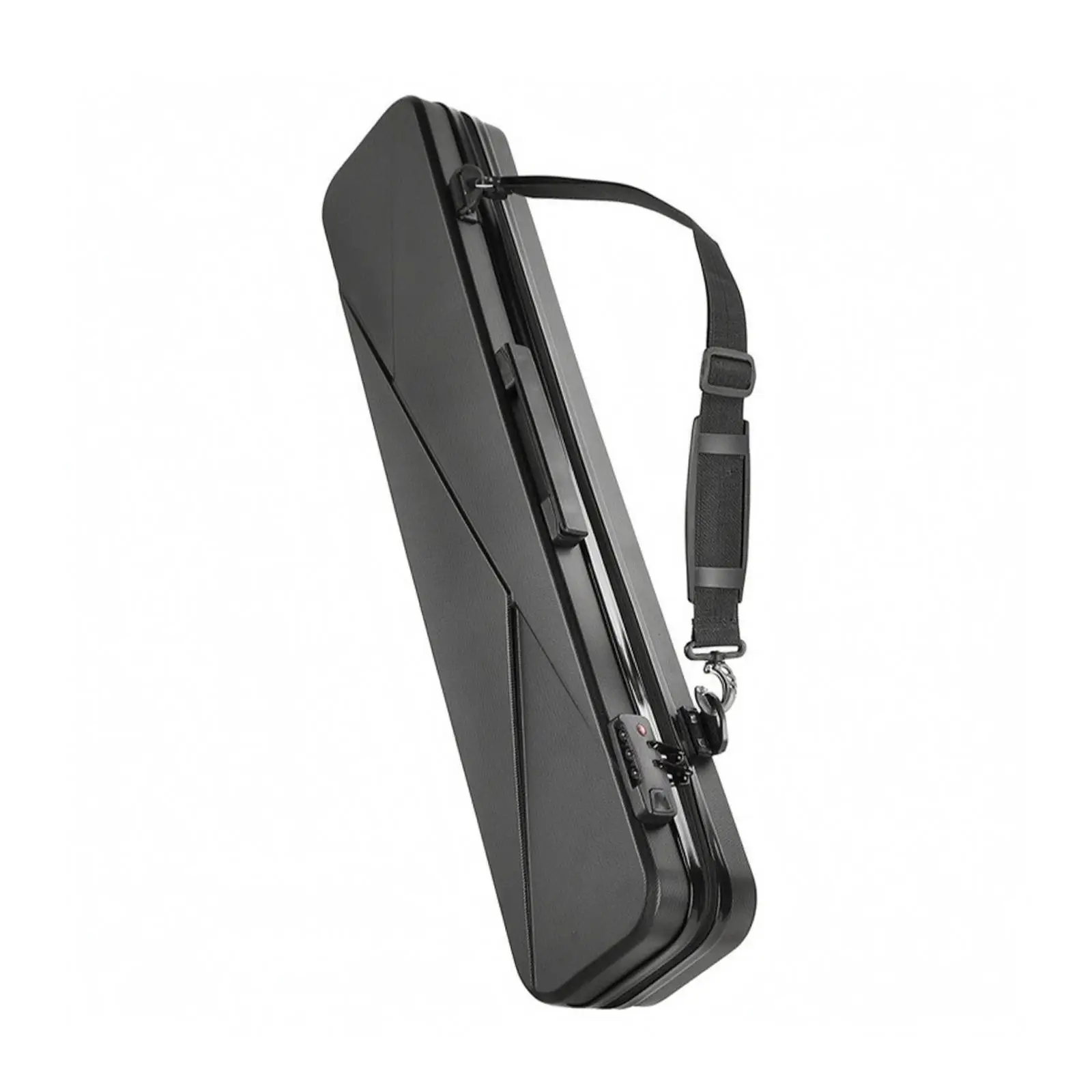Hard Shell Billiard Cue Bag with Combination Lock for 85cm Pool Stick and Gear Protection