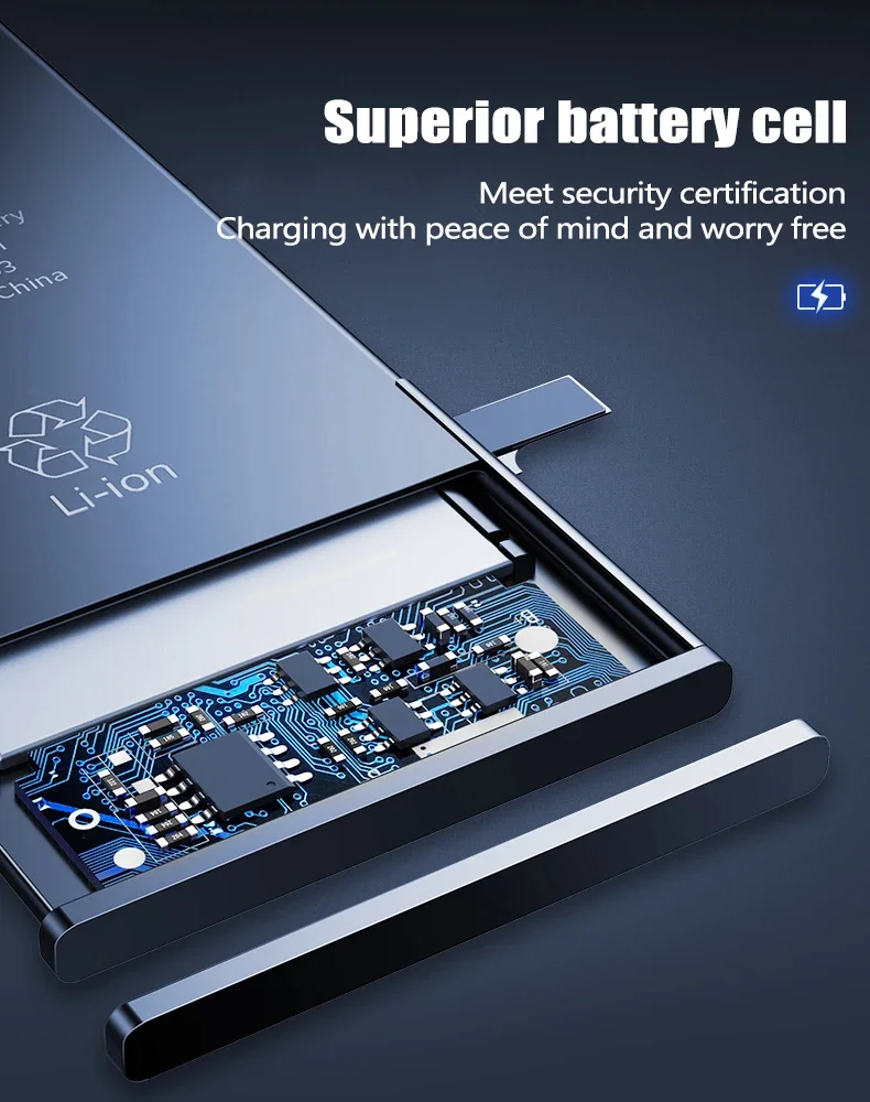 High Capacity Phone Battery For iPhone SE 2 4 5S 6 6s 6p 6sp 7 7p 8 Plus X Xr Xs Max 11 12 13 Pro Battery For With Tools