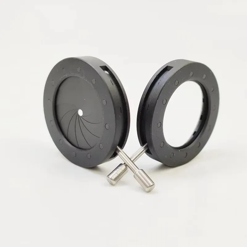 1-20mm 12Blades Zoom Iris Diaphragm Aperture Condenser Digital Camera Microscope