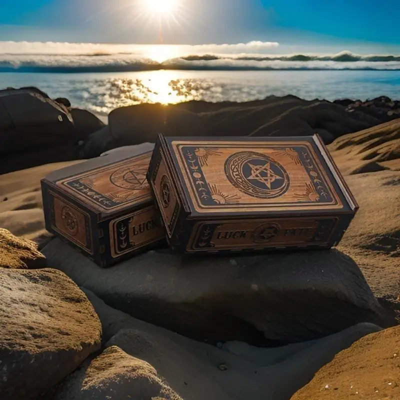 Push Pull Tarot Cards Box Tarot Card Case Astrologys Box