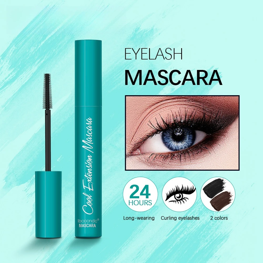 Mascara allungante impermeabile Estensione ciglia Estensione ciglia a lunga tenuta Occhi Trucco Mascara Cosmetici