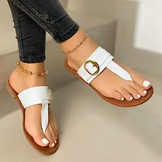 Womens Orthopedic Sandals Orthopedic Flip-Flops with Arch Support Thick Sole Slippers Non-Slip for Daily Wear Beach Slippers