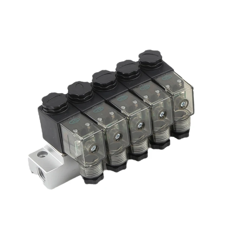 Pneumatic Electric Solenoid Valve Normally Closed 2V025-06 AC220V DC24V solenoid manifold water valve  air magnetic valve