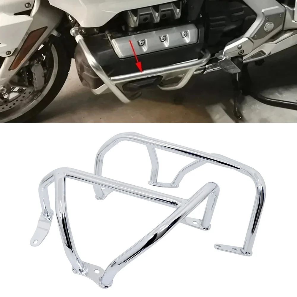 For HONDA Gold Wing 1800 CL1800 F6 2018-2024 2023 Motorcycle Engine Guard Crash Bar Frame Bumper Protector Goldwing 1800 CL 1800