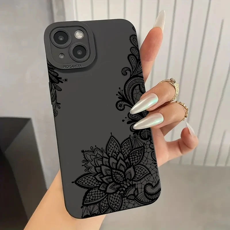 Luxury Lotus Flower Soft Case for Samsung A16 A56 A36 A55 A54 A35 A15 A52 A53 A34 A33 S26 S25 Ultra S23 S22 Plus S24 FE Covers