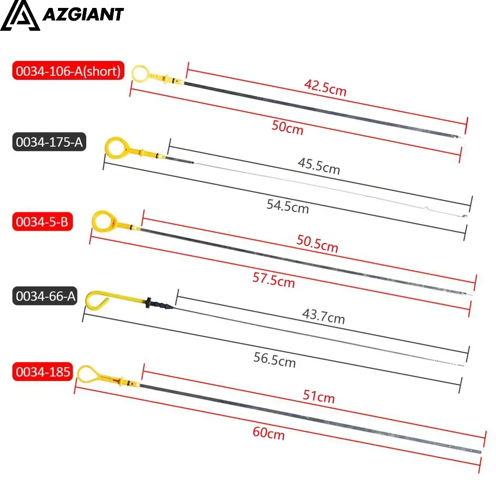 

AZGIANT for different car engine gearbox oil level fuel dipstick car oil ruler detection rod oil level gauge