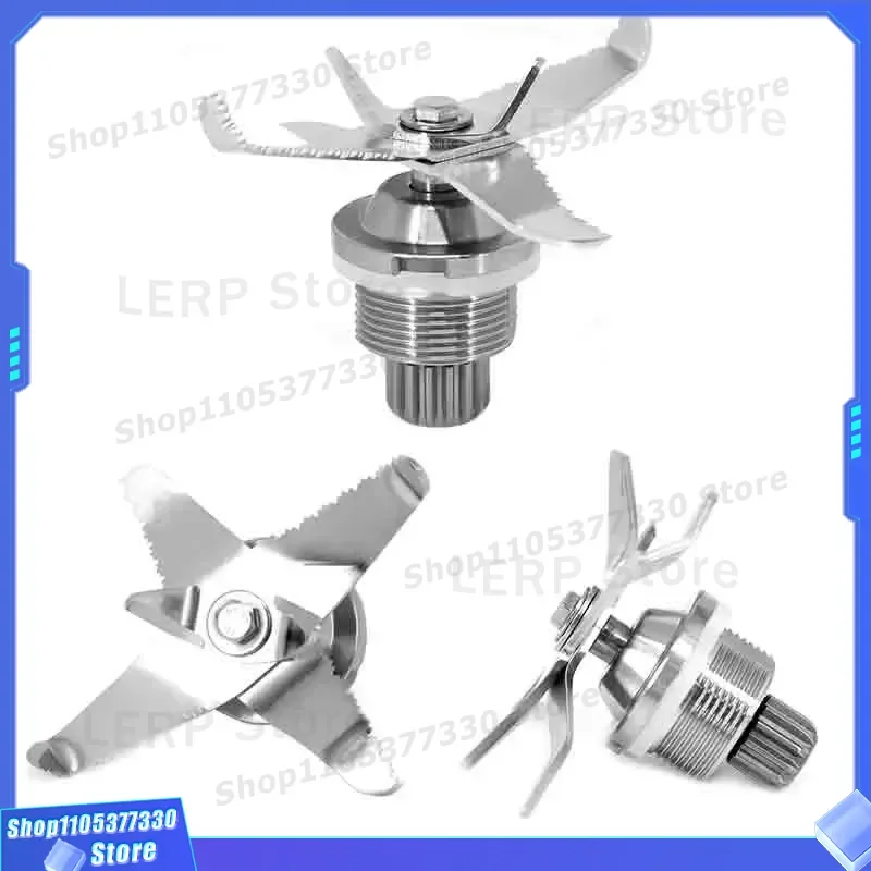 6 Blades Stainless Steel Blender Parts Kitchen Appliance Cutting Machine Spare Saw Blade Replacement Accessories for Mixer
