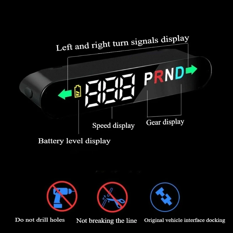 For Tesla Model 3 Y Juniper 2025 Model 3 Highland Automotive Head-Up Smart Display Air Code Meter LCD Instrument HUD Accessories