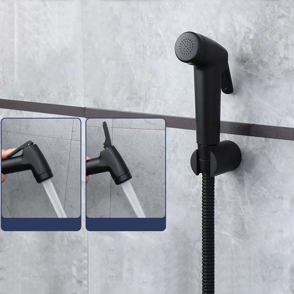 Head Handheld Bidet Spray Hose Holder Valve Kit Home Hose Light Weight Low Gentle Spray Multi-Functional Sanitary Kit