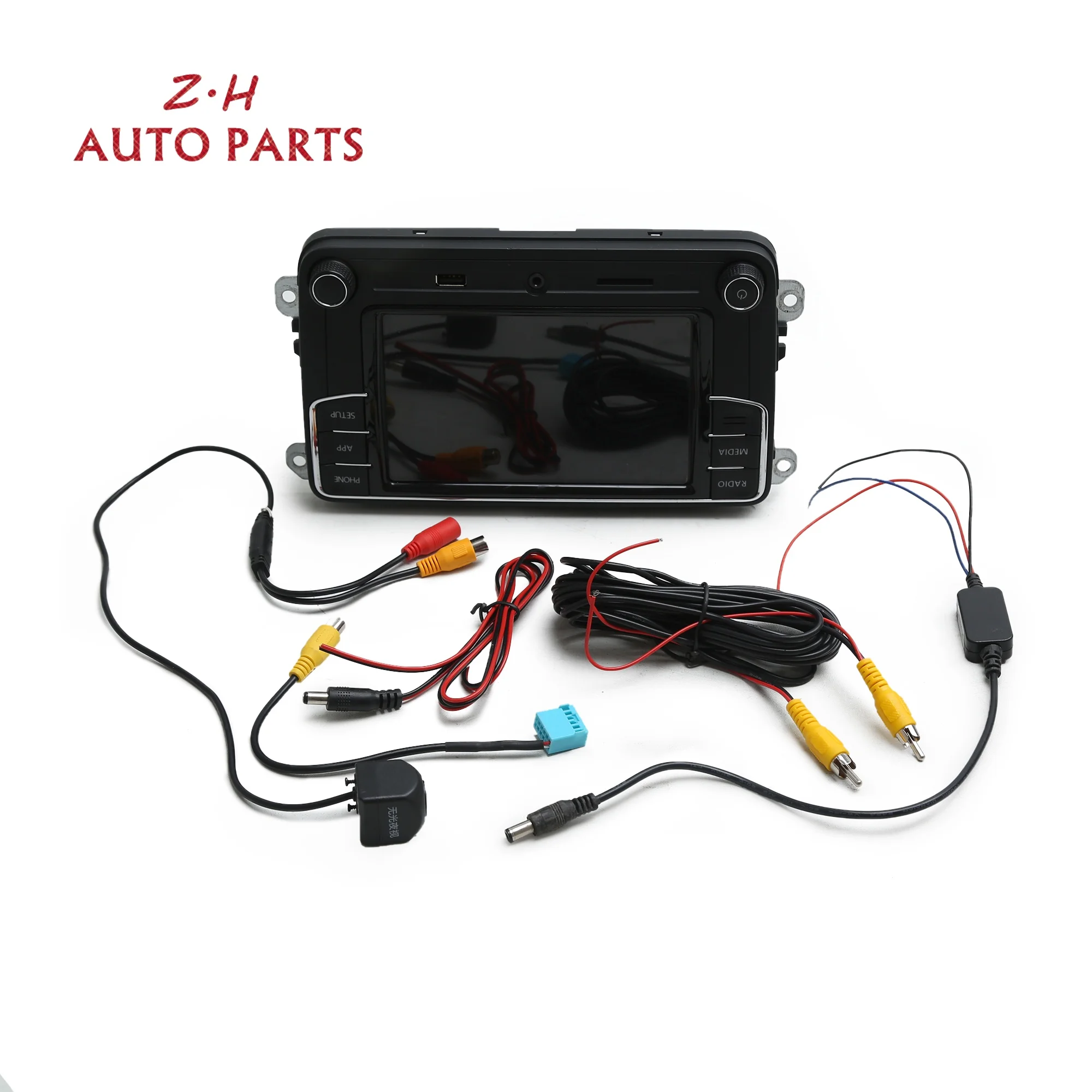 

Car RCD330 187B CD Player + Rear View Camera Kit For VW Caddy PASSAT TIGUAN Seat Alhambra Skoda Octavia 6RD-035-187-B