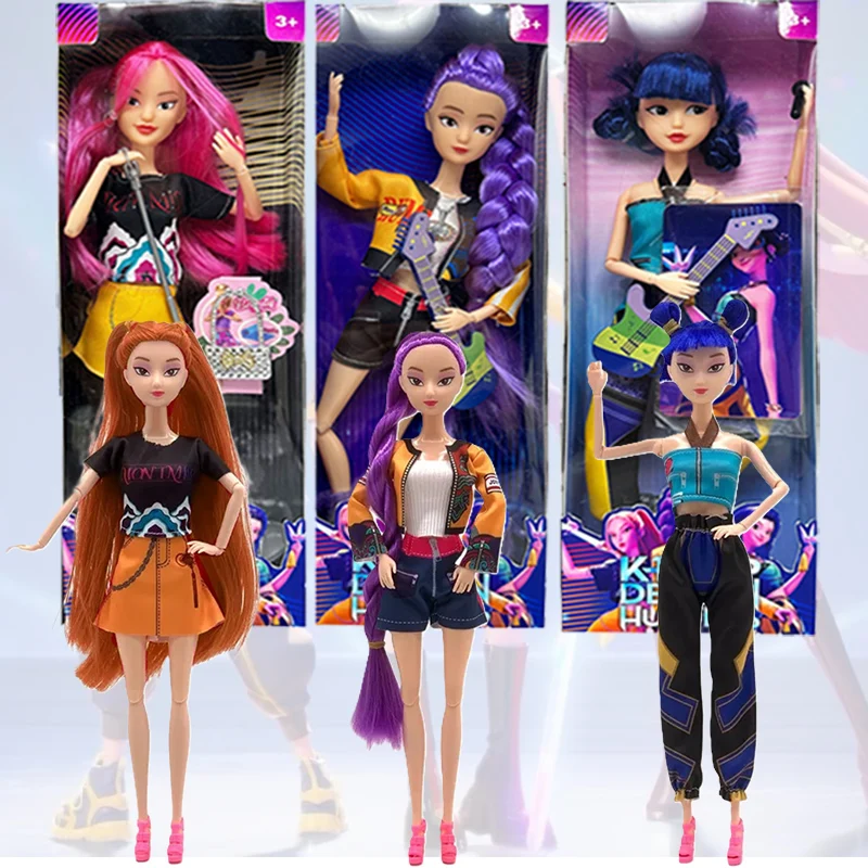 

HOT K-P Demon Hunters Action Figure Toy Derpys Tiger Rumi Mira Zoey Sussy Figurine Doll For Fans Christmas gifts ﻿