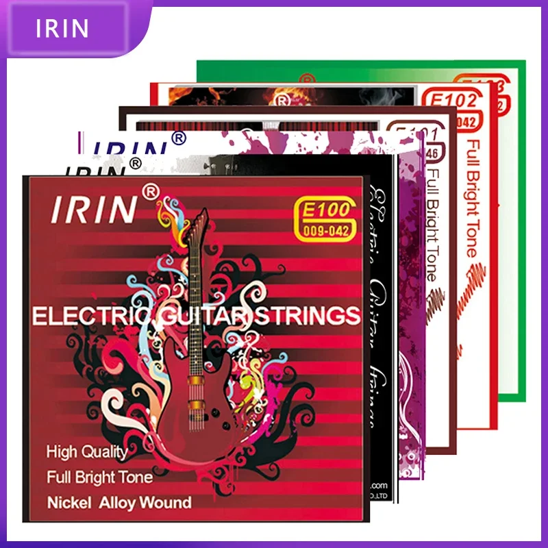 IRIN E-Gitarre Saiten Spielen Echte Heavy Metal Rock Nickel Wunde Saiteninstrument Gitarre Saiten Teile & Zubehör