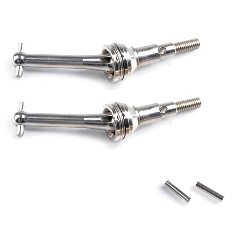 

2PCS Metal CVD Shafts Dog Bone Accessories Replacement For 1/14 RC Car Spare Parts 14301 14302