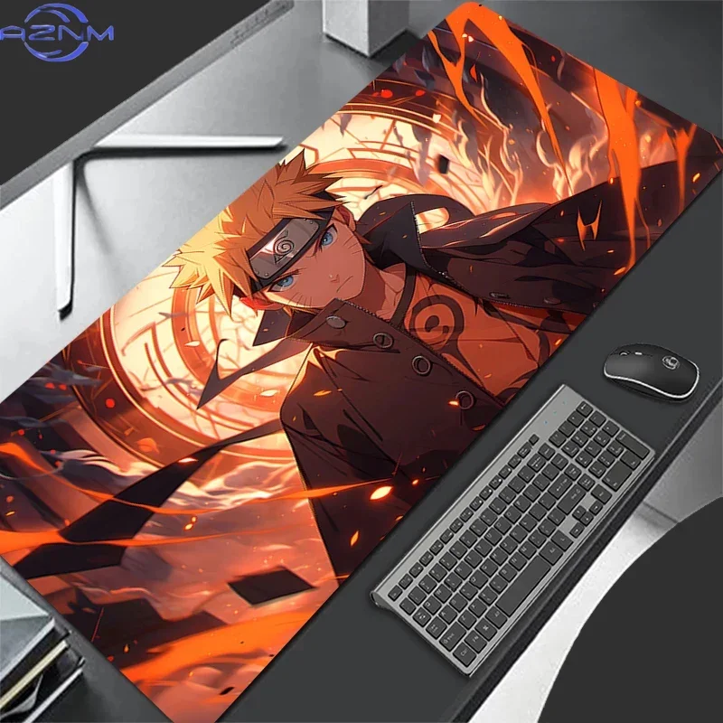Polar Anime Mouse Pad Naruto Gamer PC Comter HD Print Desk mat Keyboard Gaming Edge White Accessories Rubber Mousepad Carpet