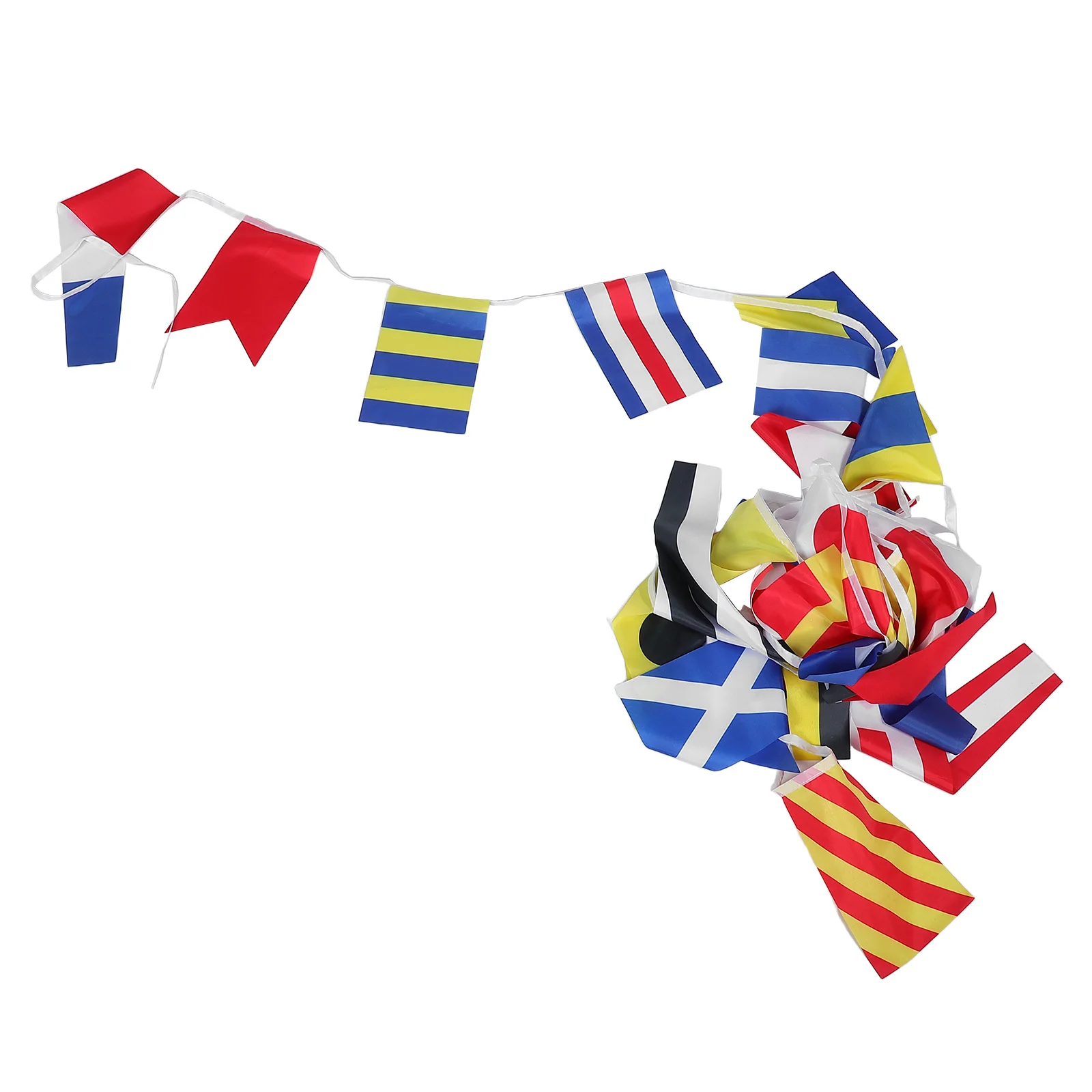 

40Pcs Marine Signal Flags: Complete Nautical Communication Code Set For Yachts Ships Decoration Efficient Navigation
