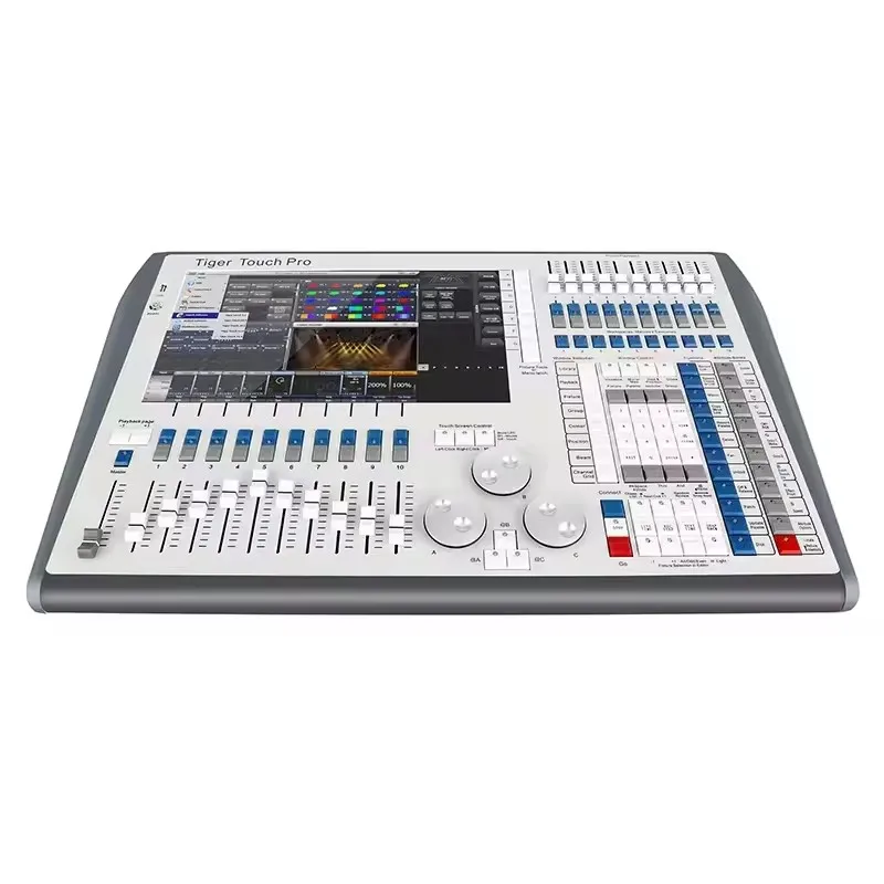 Tiger Touch Pro DMX Controller Version V17 V18 Titan Software Sharpy Hy-bird Moving Head Stage Console Nightclub With Flycase