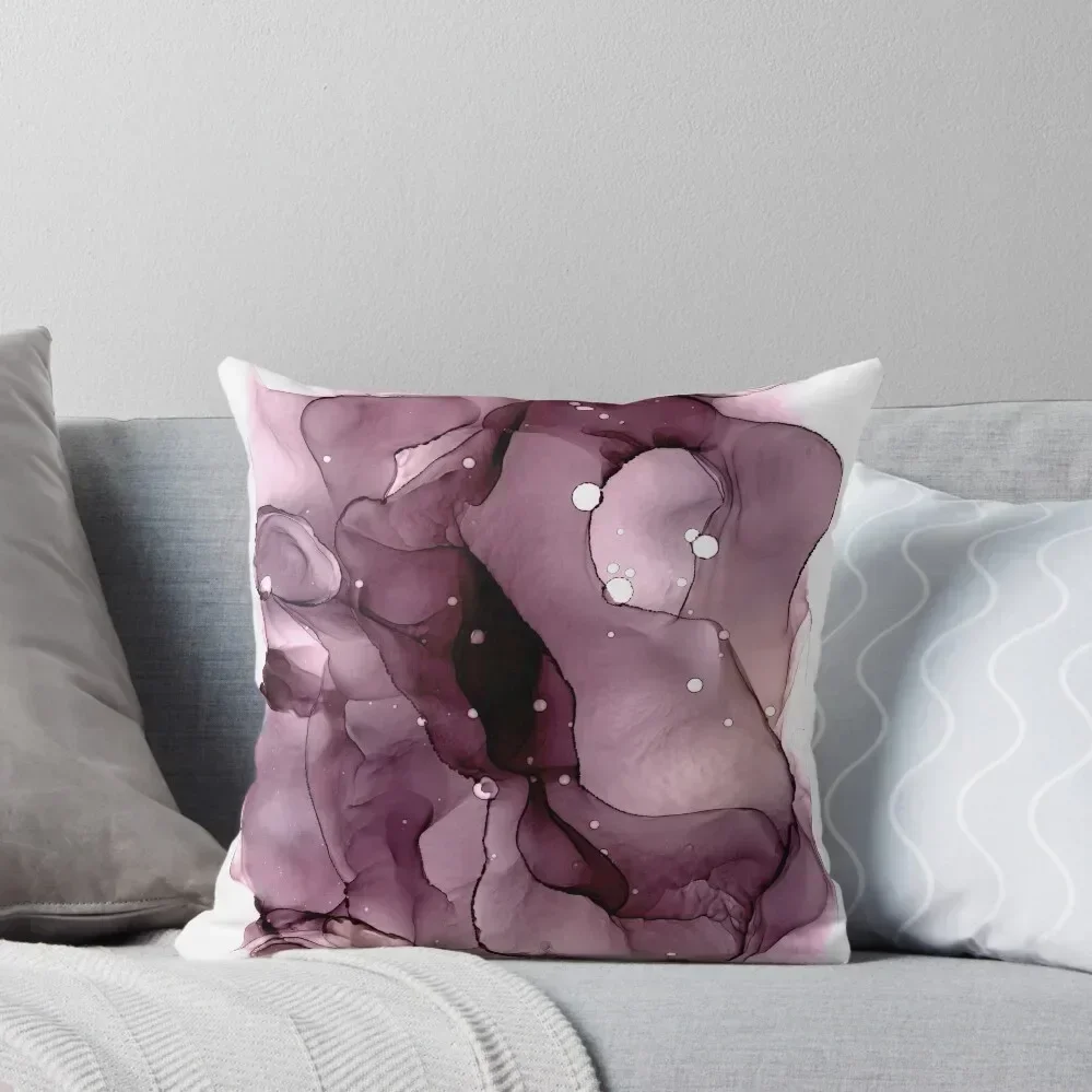 

Aubergine Ink 3 Throw Pillow Sitting Cushion Christmas Pillow Covers pillow
