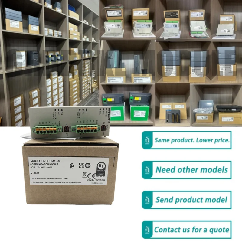 

Brand New Original DVP04AD-SL DVP04DA-SL DVPSCM12-SL AS08AD-C DTC2001V