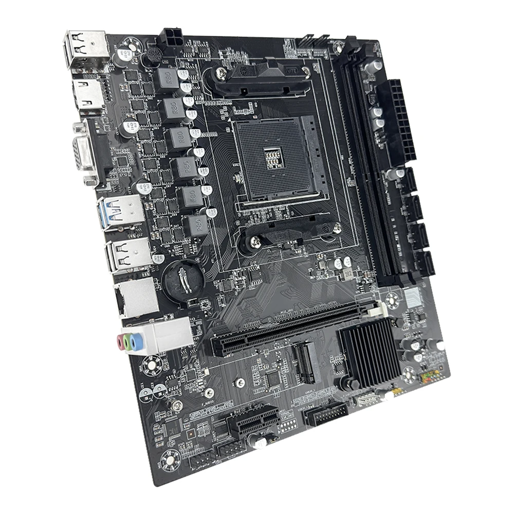 SOequilibre-Carte mère AMD B450M, carte mère, canal touristique, mémoire DDR4, carte mère AM4, M.2 NVcloser, prend en charge Ryzen 5500, 5600, 5600G CPU, entièrement neuf