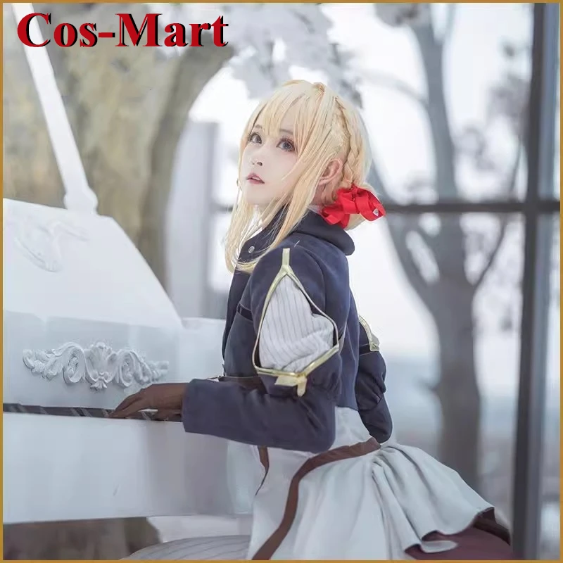 Cos-Mart Anime Violet Evergarden Cosplay Costume High Quality Classic Formal Dress Female Activity Party Role Play Clothing