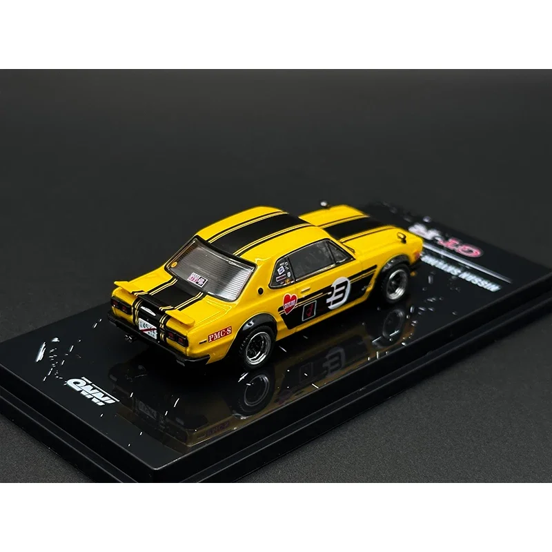 INNO-HAKOSUKA Skyline 2000 Diecast Car Model, Coleção De Brinquedos Em Miniatura, GTR KPGC10, 1:64