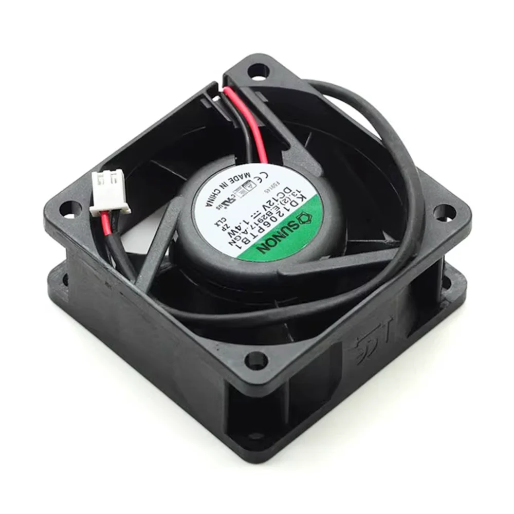 

NEW FOR KD1206PTB1 13.(2).E.B2917.A.GN 60mm 6025 6cm ball fan DC12V 1.4W 60*60*25MM coolilng fan