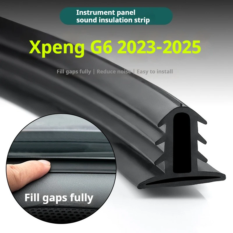 

Подходит для Xpeng G6 2023 2024 2025 Xiaopeng G6, звукоизоляционная уплотнительная лента для приборной панели, практичный модифицированный аксессуар для салона автомобиля