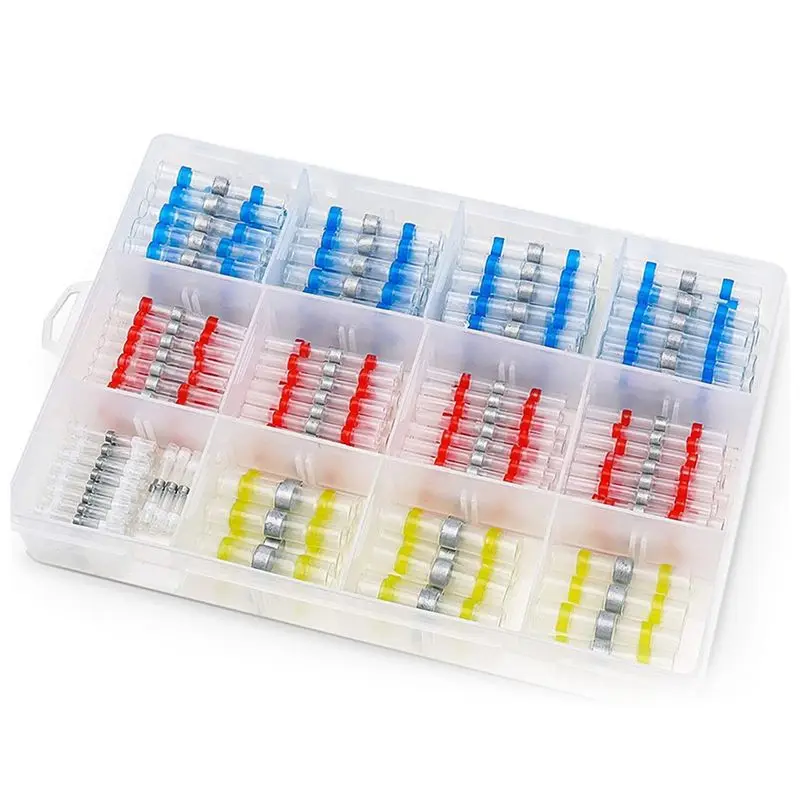 

FIZP 1 Set Solder Seal Wire Connectors Solder Sleeve Waterproof Insulated Wire Connectors 27.41X18.01X4.39 Cm