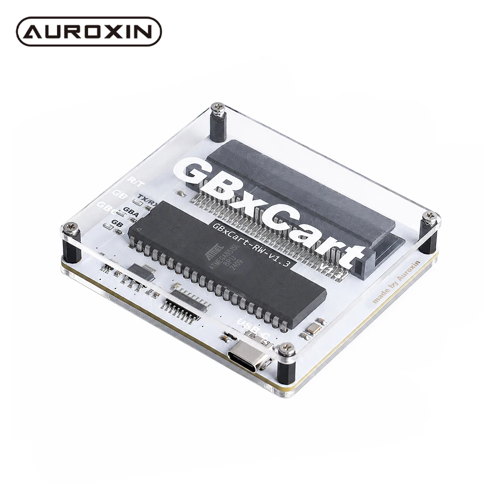 Auroxin GBxCart RW V1.3 USB-Spielmodul-Leser und -Schreiber für Game Boy GBC GBA ROM-Backup, Speichern, Wiederherstellen, Flash-Kartuschen-Programmierer
