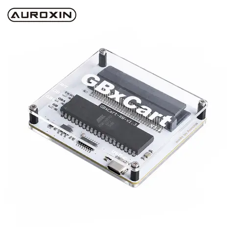 Auroxin GBxCart RW V1.3 USB Game Cartridge Reader Writer for Game Boy GBC GBA ROM Backup Save Restore Flash Cart Programmer