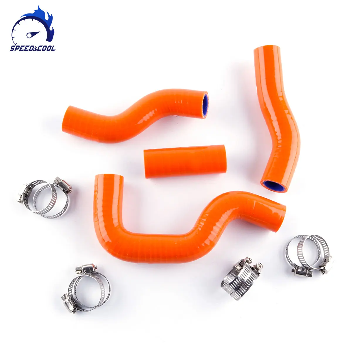 For 2012-2015 KTM 450 SXF 450SXF 450 XCF 450XCF 2013 2014 Motorcycle Silicone Radiator Heater Coolant Tube Pipe Hose Kit