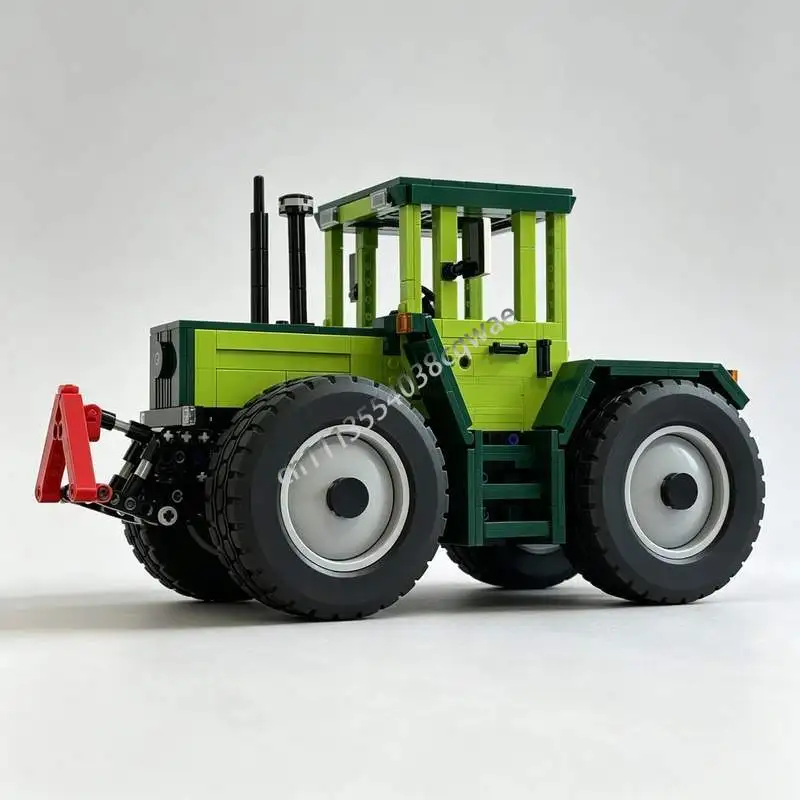 NEW 1046PCS MB Trac 1800 Intercooler RC Tractor MOC Model Custom Puzzle Technical Building Blocks DIY Assembly Toy Birthday Gift
