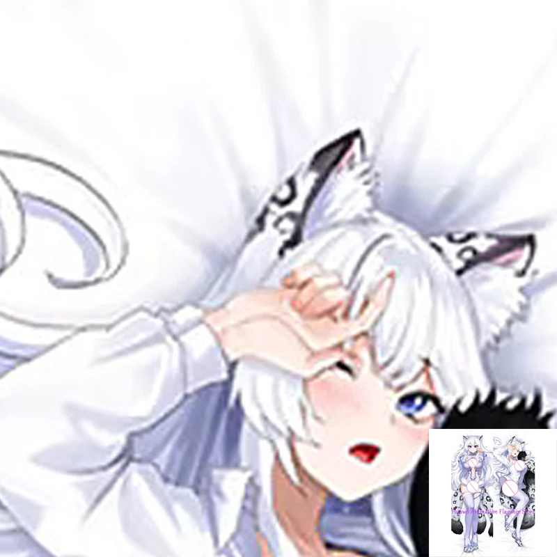 

Dakimakura Anime Pillow Cover NyxTheNeko Double Sided Print 2Way Cushion Cover Xmas Gifts