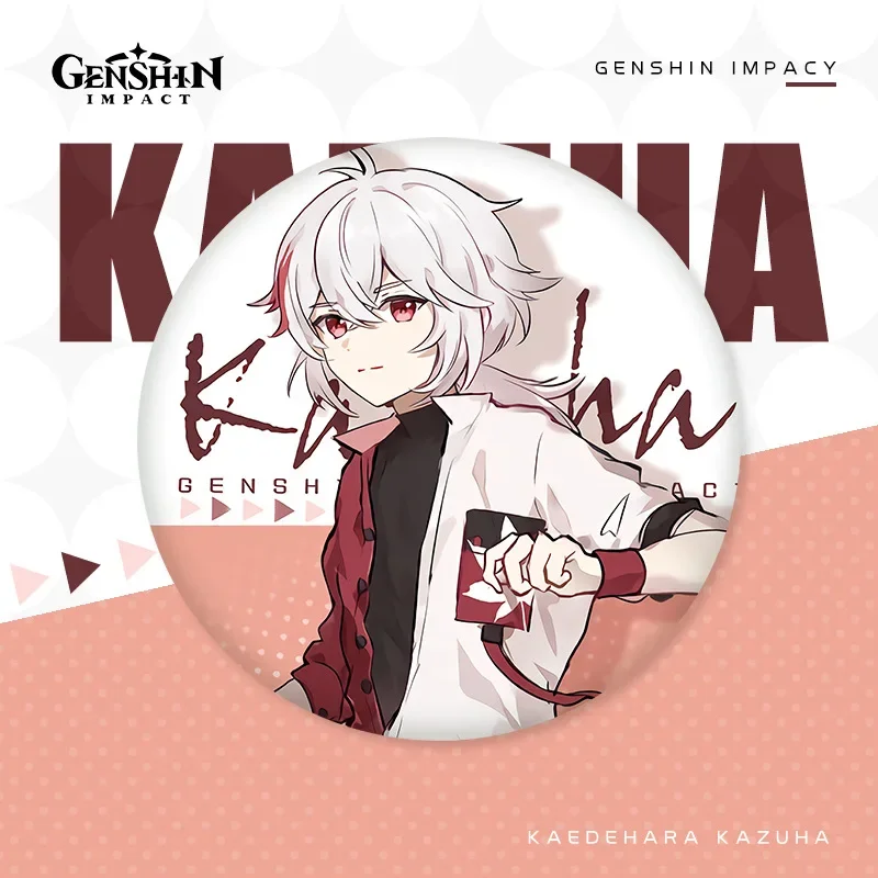 Game Genshin Impact Badge Xiao Yelan Hu Tao Morax Cosplay Cute Brooch Enamel Pin Creative Backpack Accessories Anime Peripherals