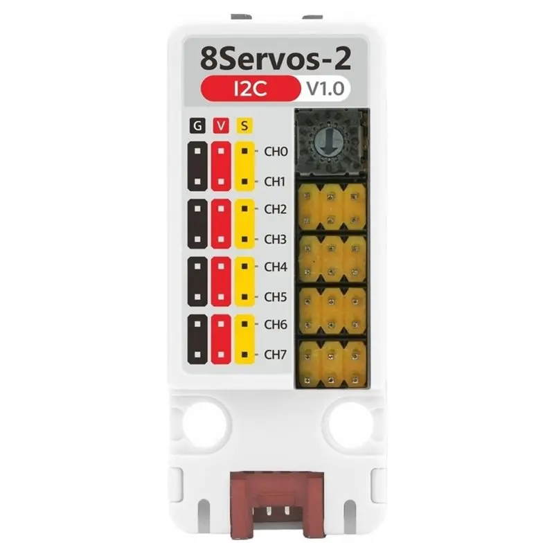 ABRW-I2C Communication Interface 8-Channel Servo Cascade Control Unit Unit 8Servos2-I2C STM32G031G8U6 Controller