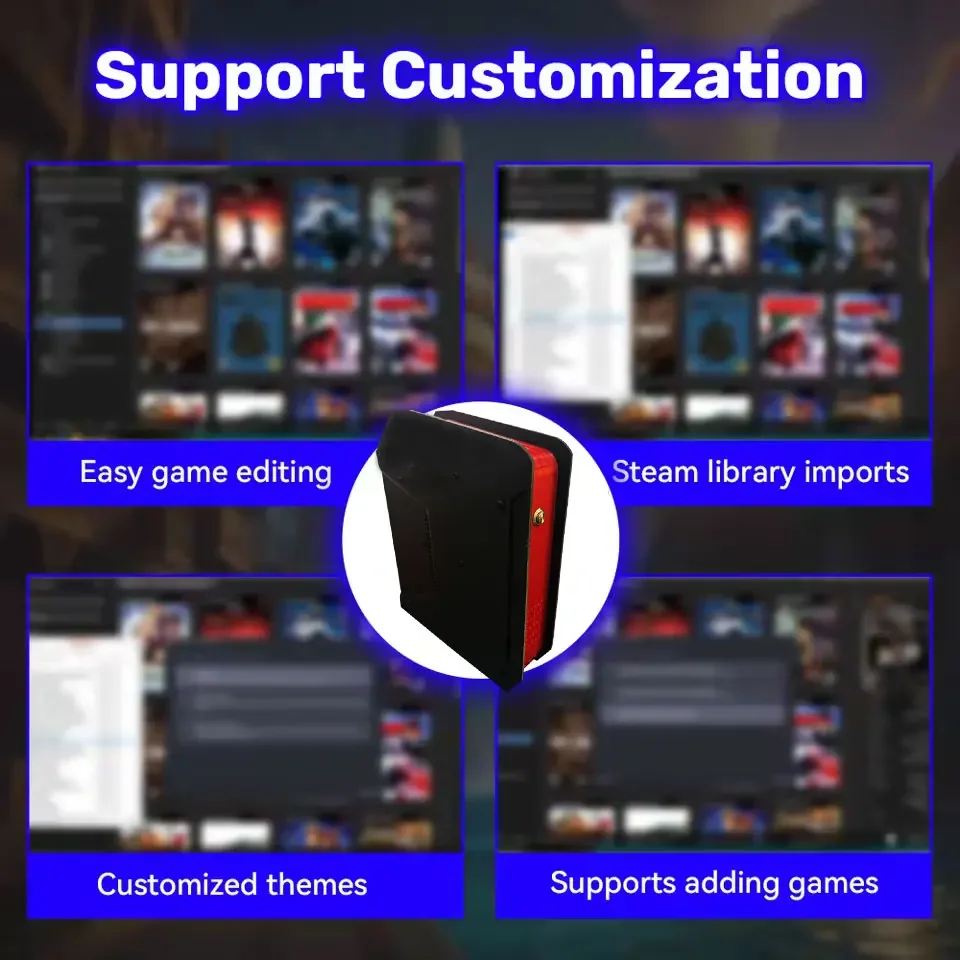 وحدة تحكم ألعاب ريترو X4 8G RAM 2T محملة 70000+ ألعاب لجهاز Wii PS2 DC PSP GAMECUBE التوصيل والتشغيل على التلفزيون Windows 11 هدية للأطفال